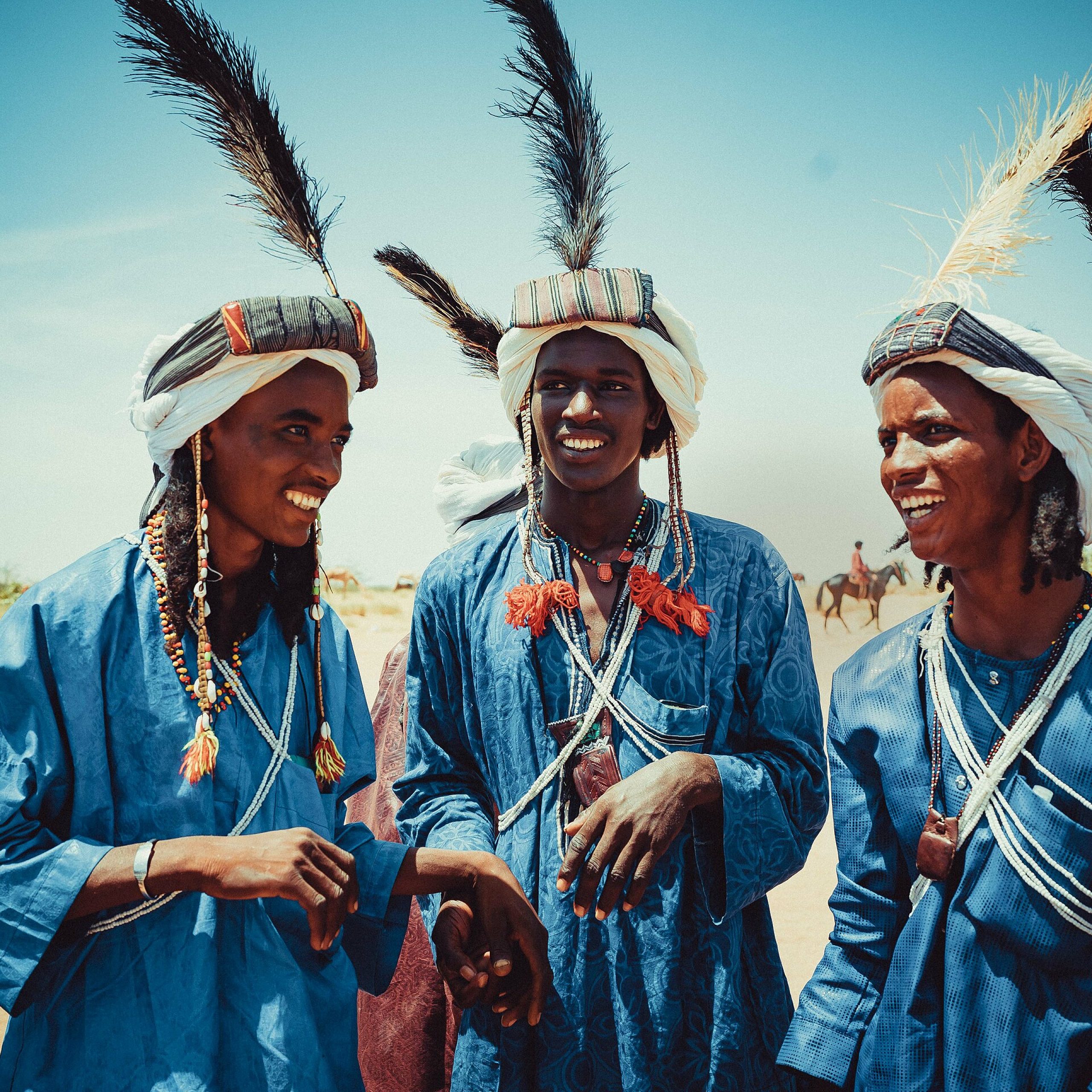 The lip tattoo of Fulani women