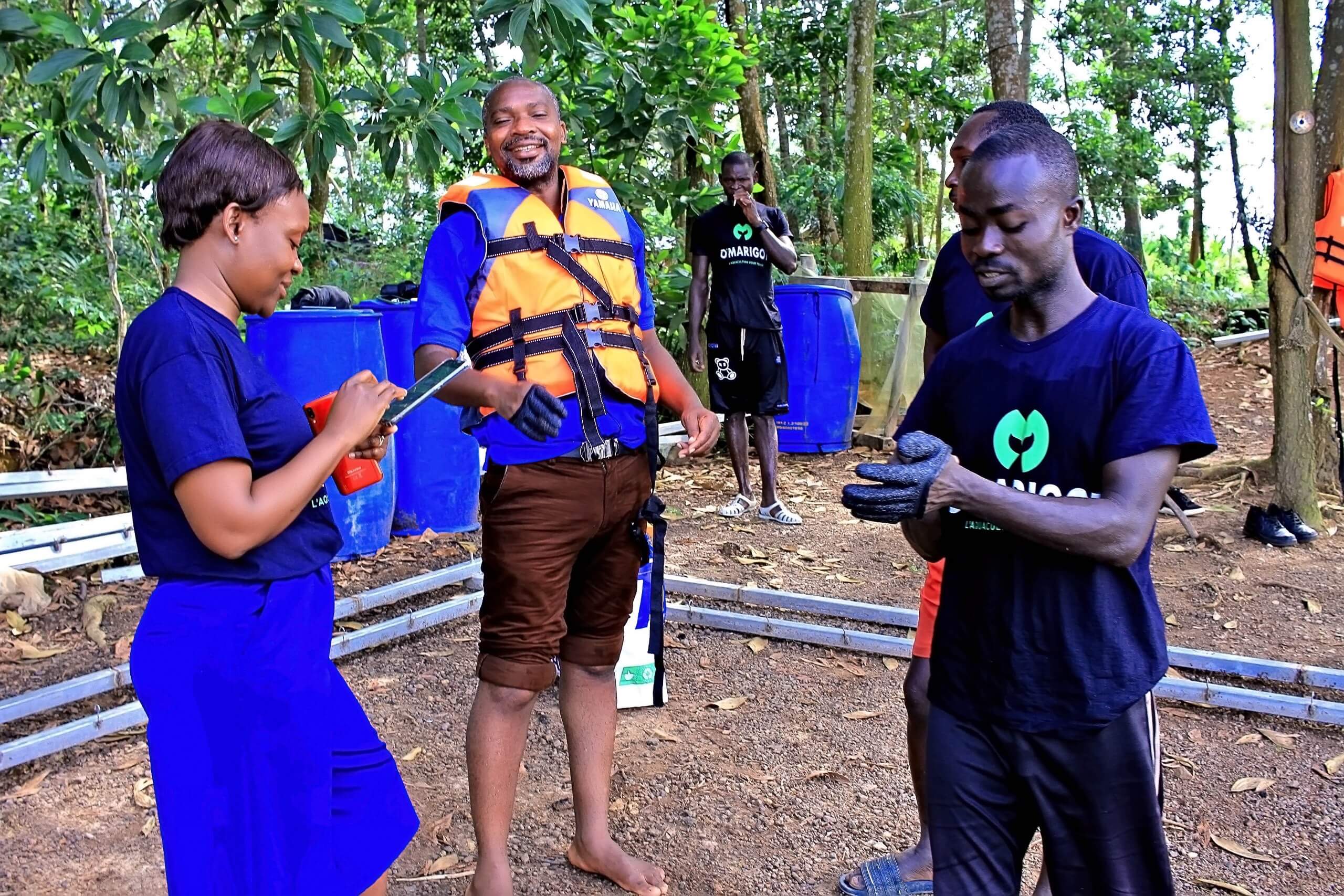 O'Marigot: Meet the team towards sustainable aquaculture in Côte d'Ivoire