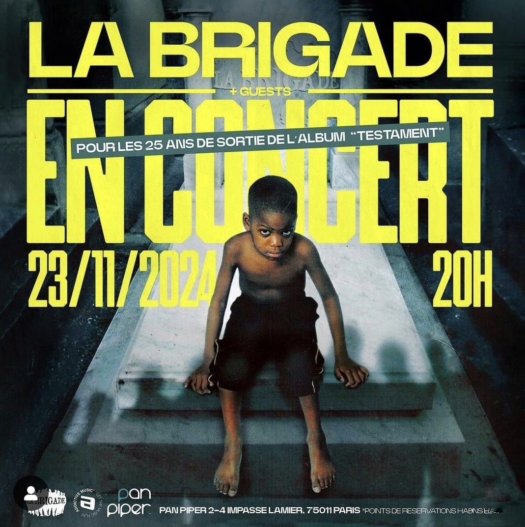 La Brigade fête les 25 ans du  'Testament' lors d’un concert exceptionnel au Pan Piper !